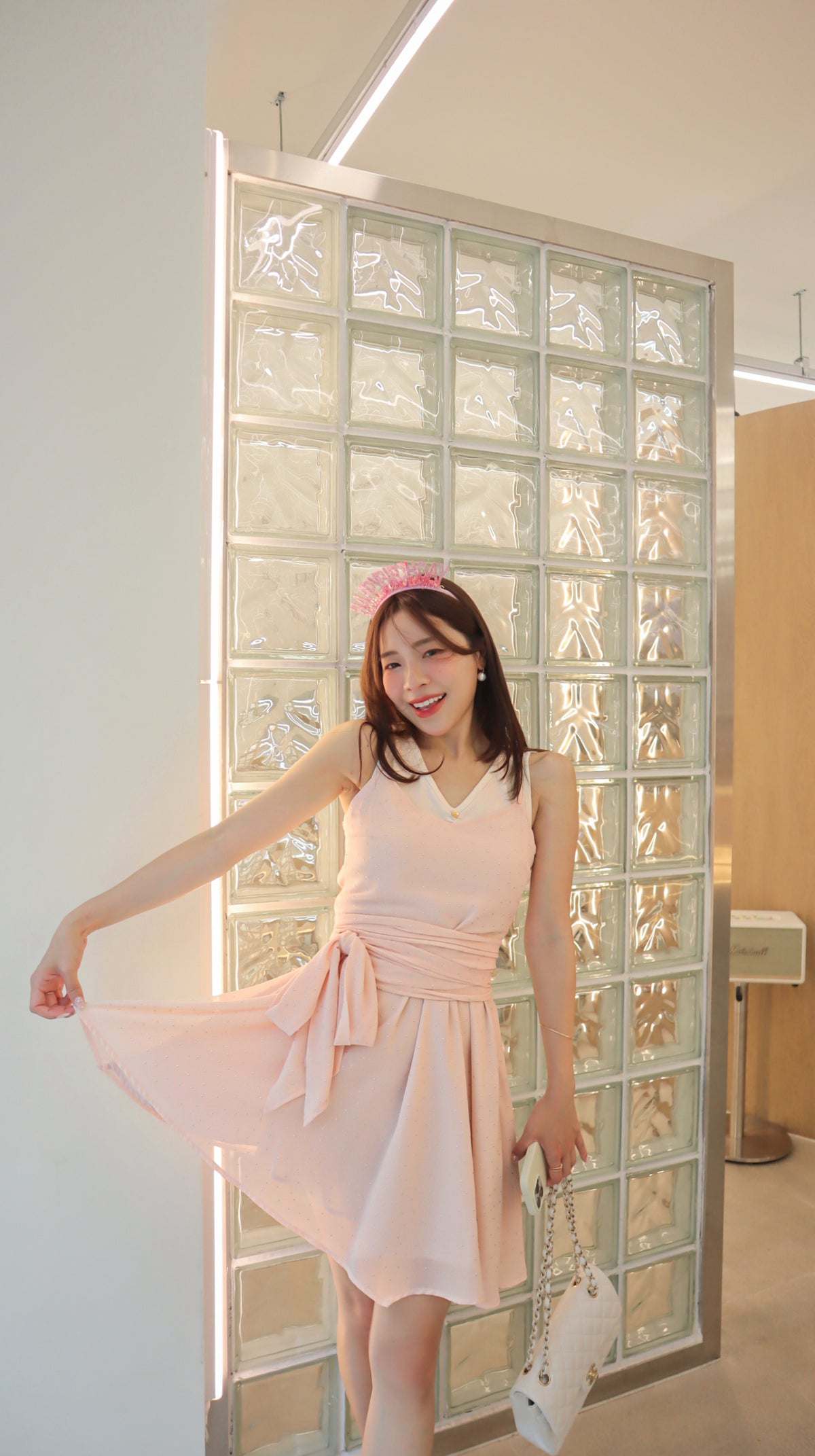 < M A D E > Foil Dotted One-piece