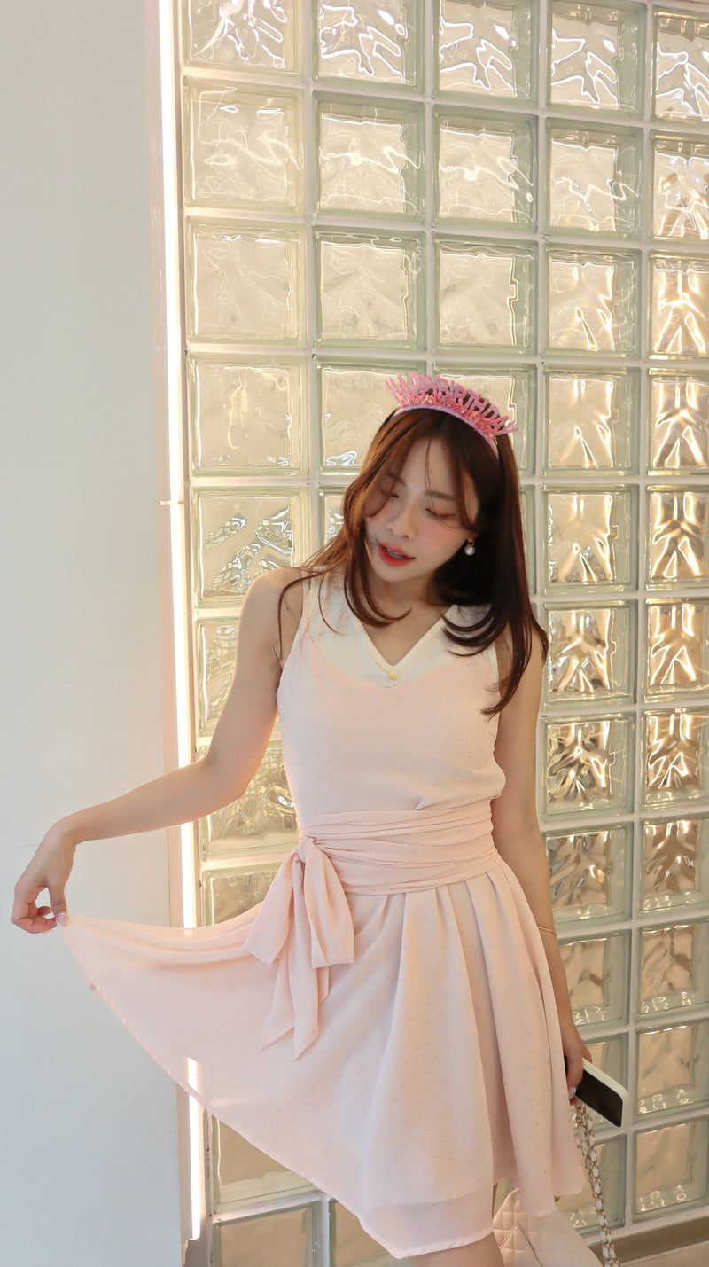 < M A D E > Foil Dotted One-piece