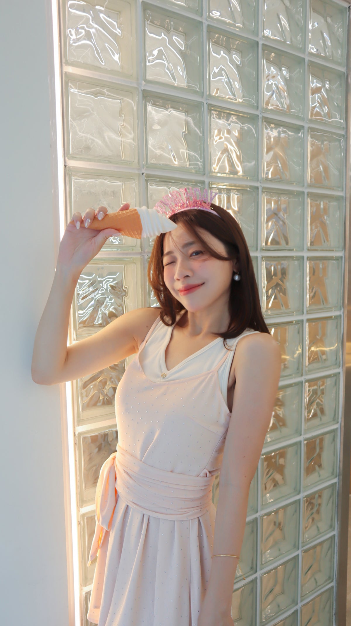 < M A D E > Foil Dotted One-piece