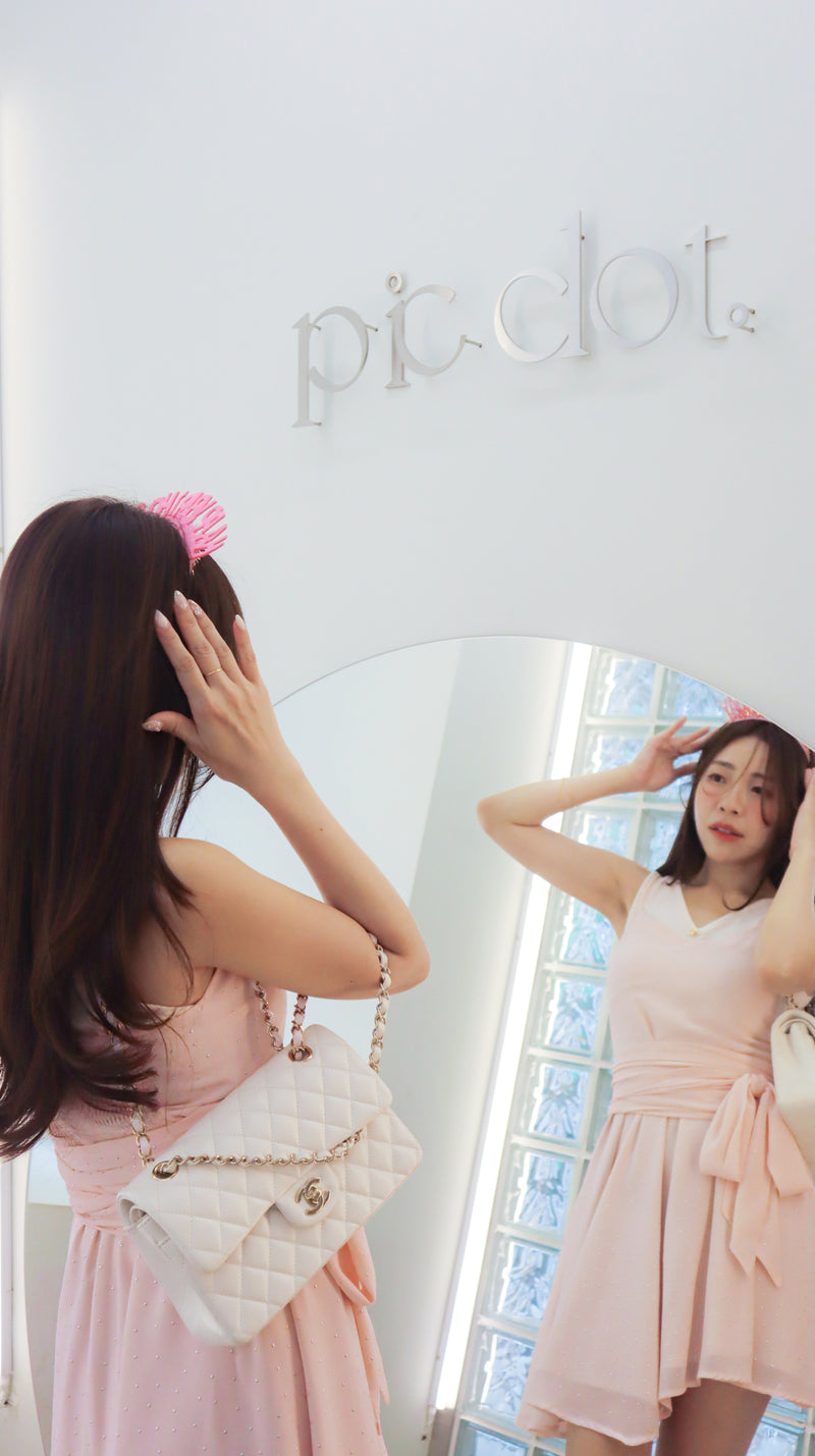 < M A D E > Foil Dotted One-piece