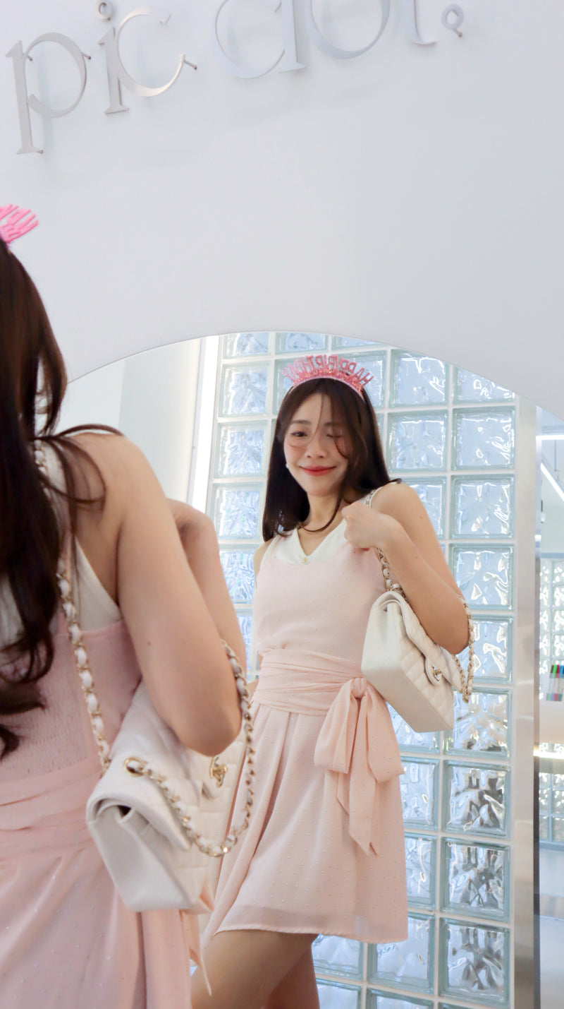 < M A D E > Foil Dotted One-piece