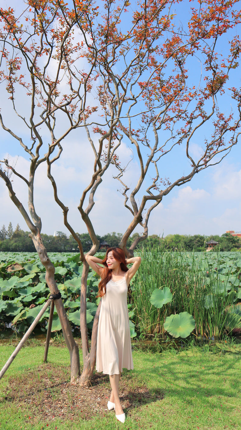 < M A D E > Calming Morning Jersey Dress