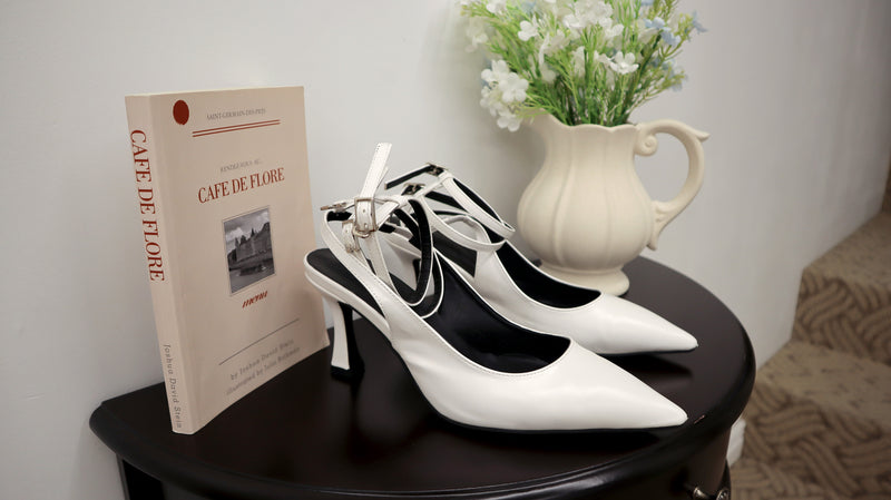 The Pillow White Heels