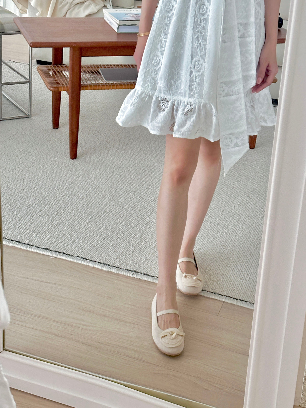 The Camelia Ballet Shoes