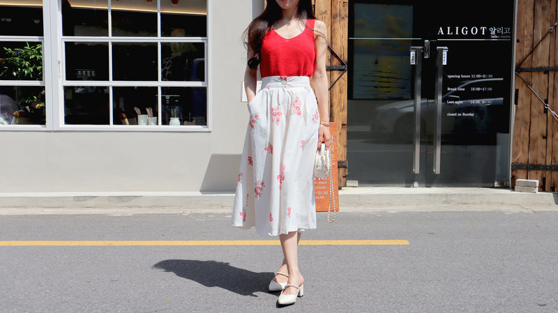 Summer Carnival Midi Skirt