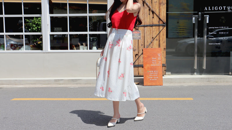 Summer Carnival Midi Skirt