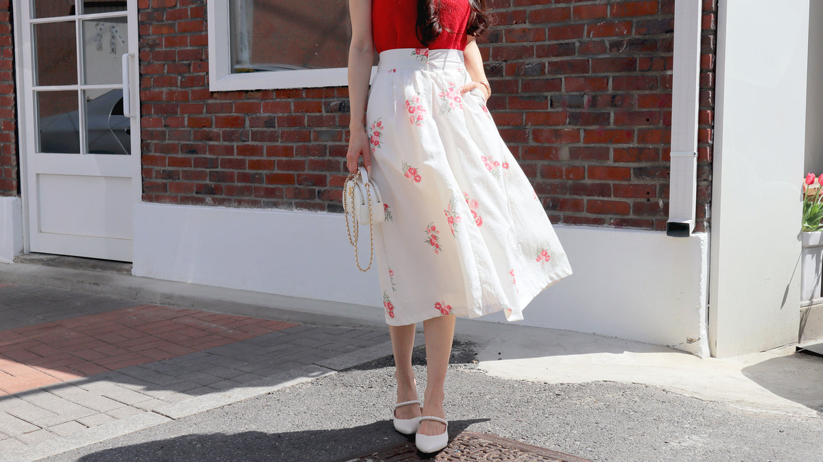 Summer Carnival Midi Skirt