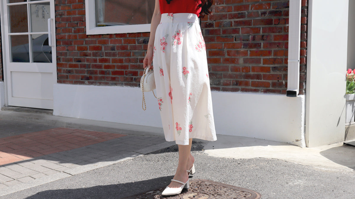 Summer Carnival Midi Skirt