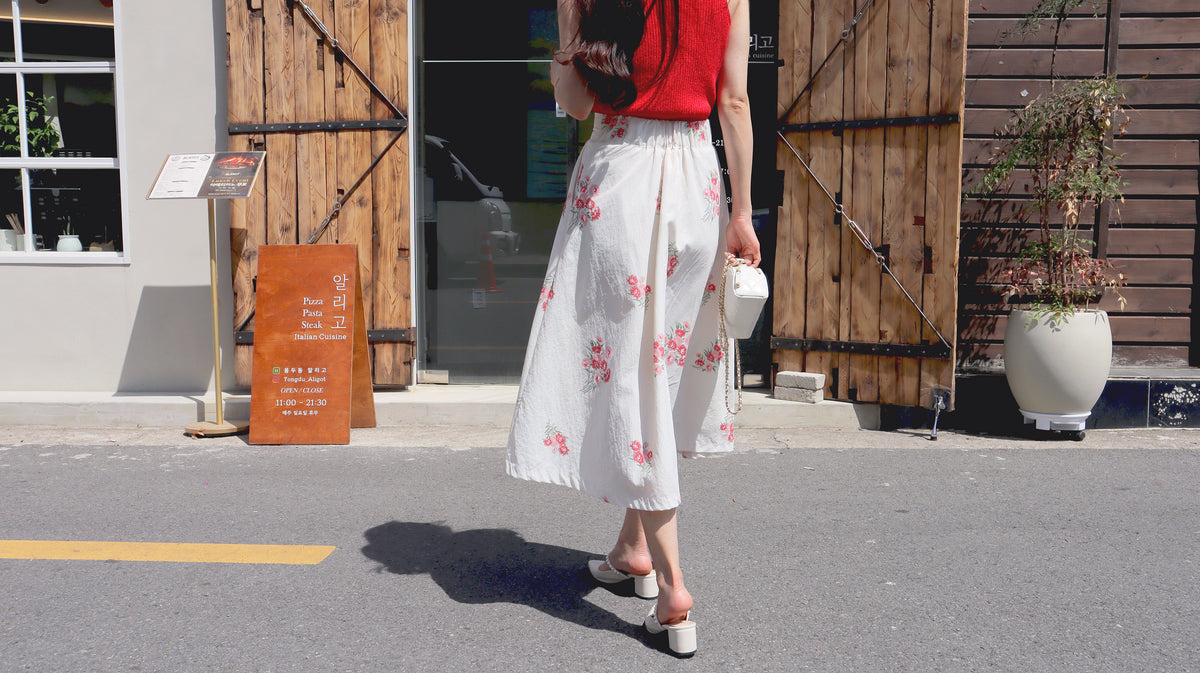 Summer Carnival Midi Skirt