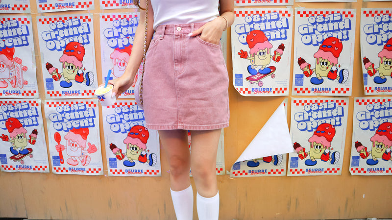 Dopamine Overload Denim Skirt