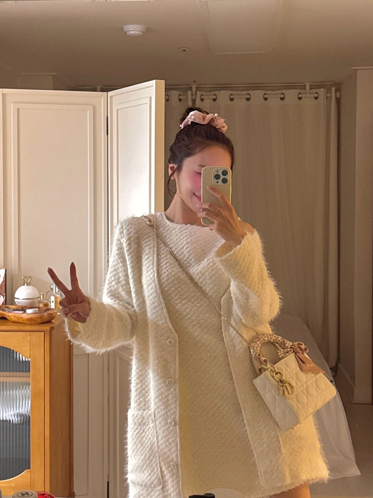 < M A D E > Alpine Tweedie Cardigan