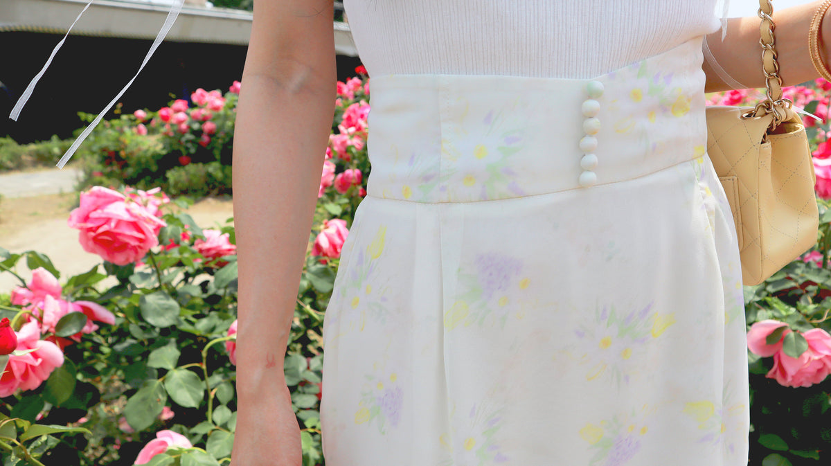 < M A D E > Sunshine Daisy Mermaid Skirt