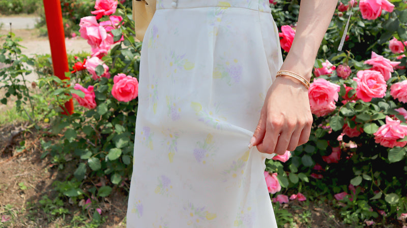 < M A D E > Sunshine Daisy Mermaid Skirt