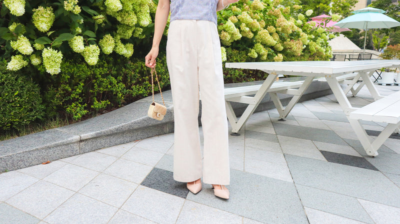 < M A D E > Uwashed Denim Slacks