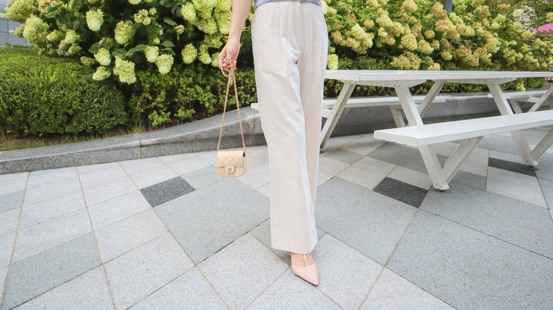< M A D E > Uwashed Denim Slacks