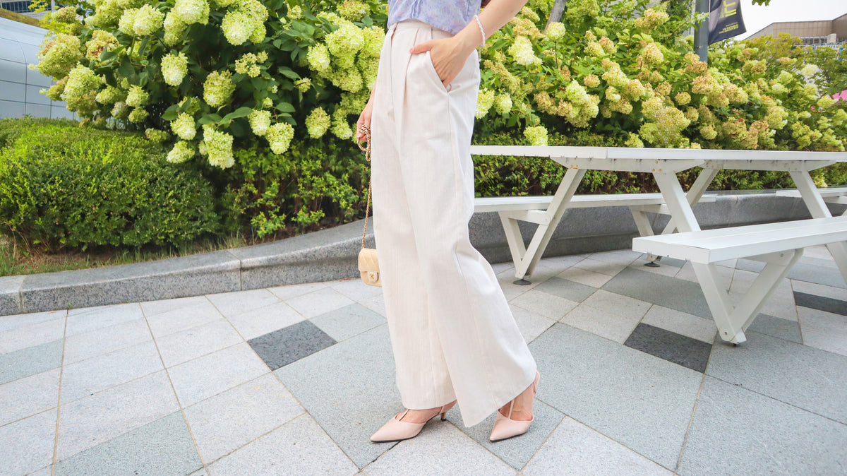 < M A D E > Uwashed Denim Slacks