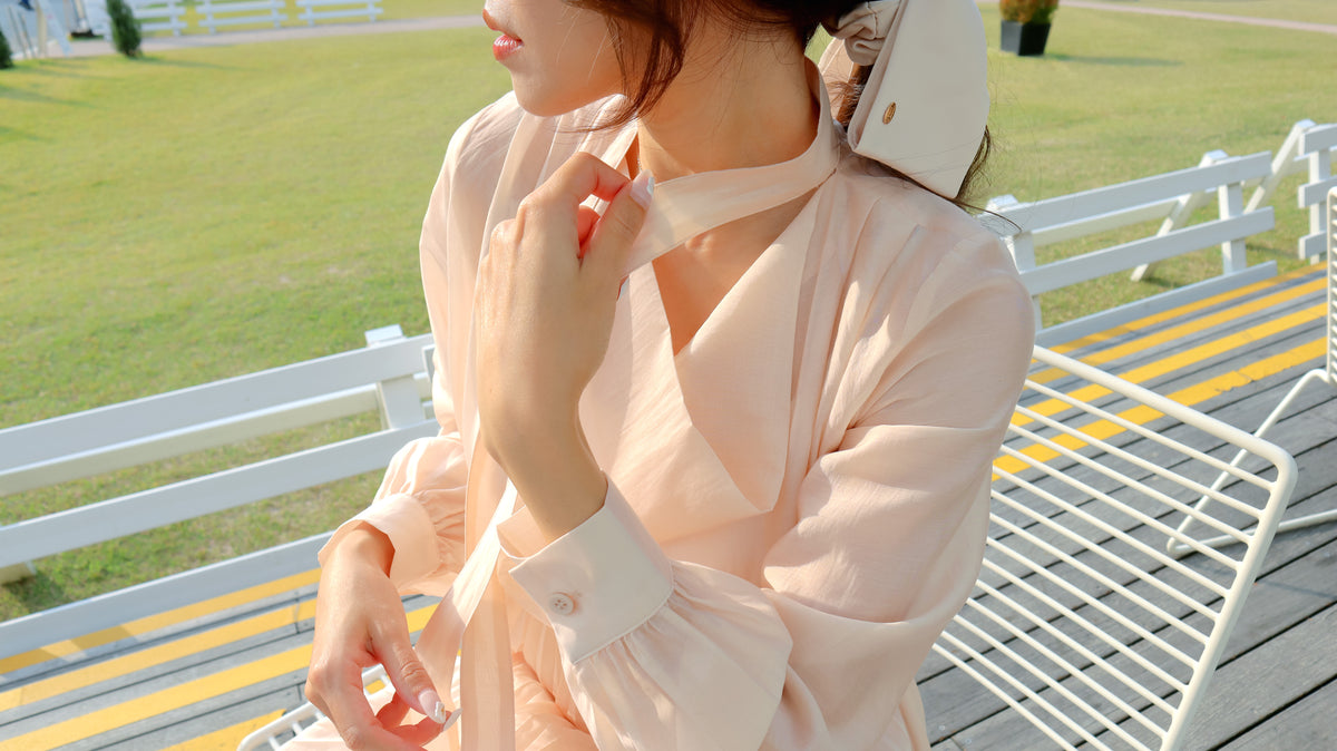 < M A D E > An Apricot Marmalade Shirt Dress