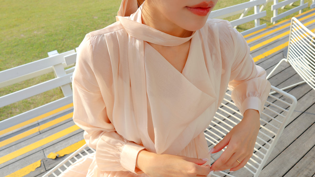 < M A D E > An Apricot Marmalade Shirt Dress