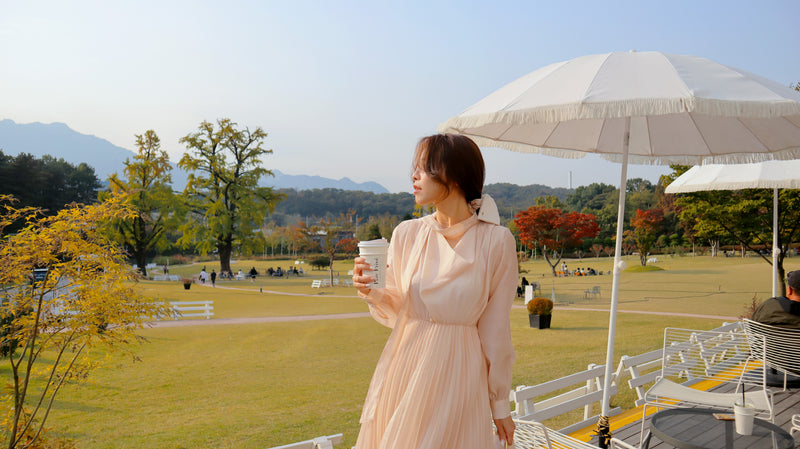 < M A D E > An Apricot Marmalade Shirt Dress