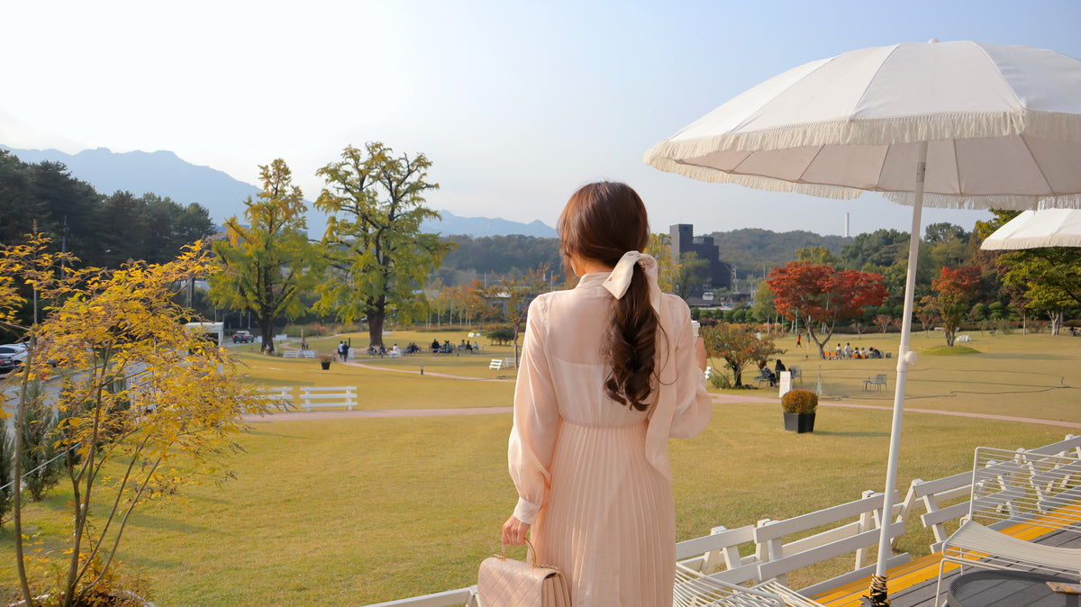 < M A D E > An Apricot Marmalade Shirt Dress