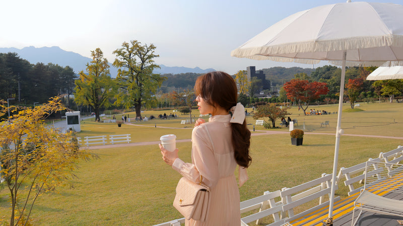 < M A D E > An Apricot Marmalade Shirt Dress