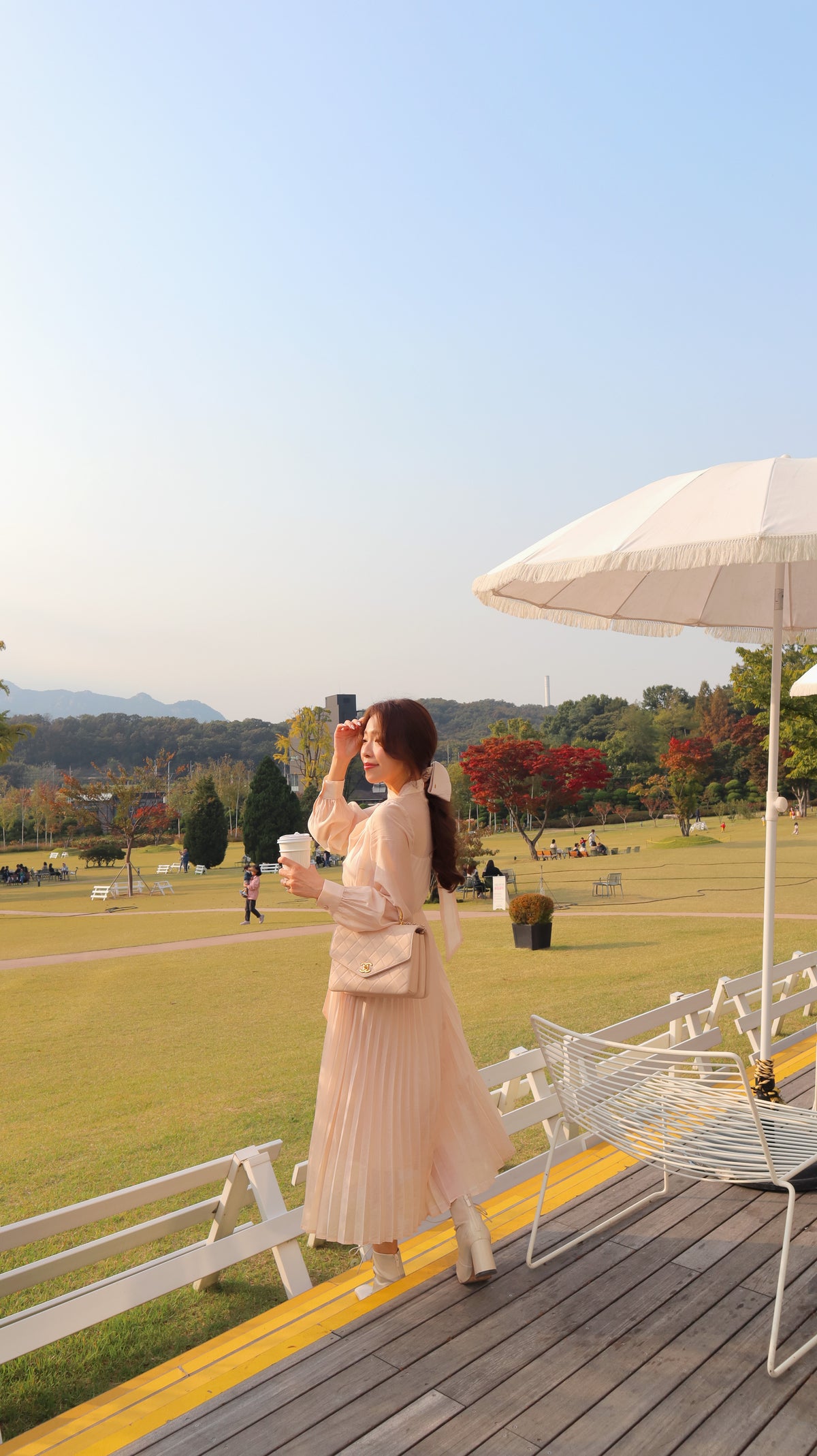 < M A D E > An Apricot Marmalade Shirt Dress