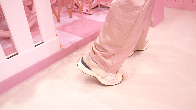 Just Weekday Pink Satin Slacks