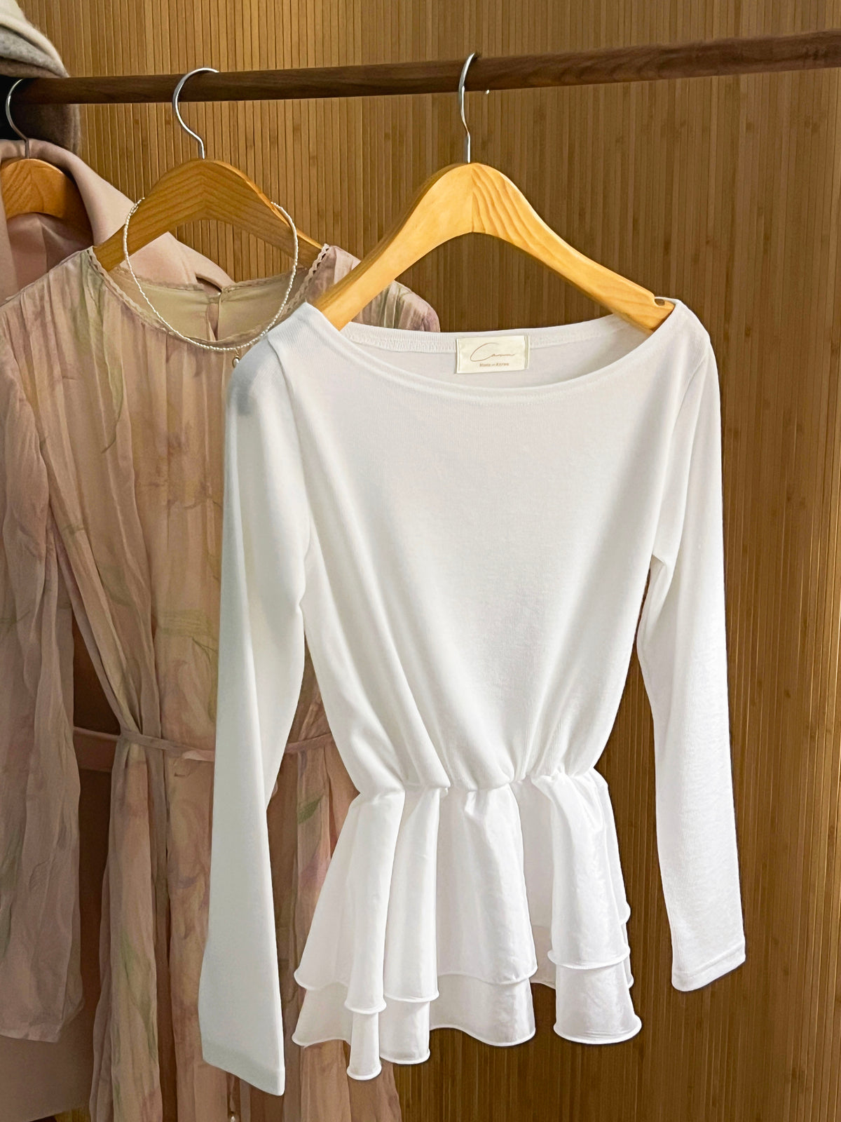 < M A D E > Snowfield Patched Top