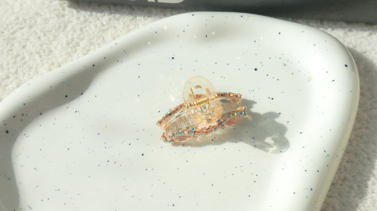 Pink Salted Petite Hair Clip