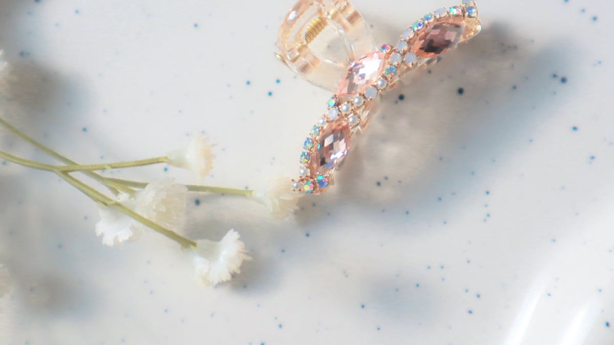 Pink Salted Petite Hair Clip