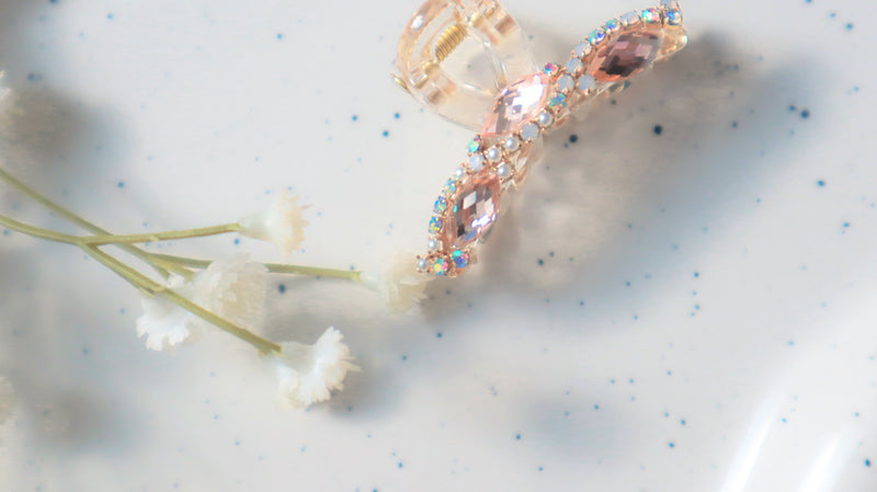 Pink Salted Petite Hair Clip