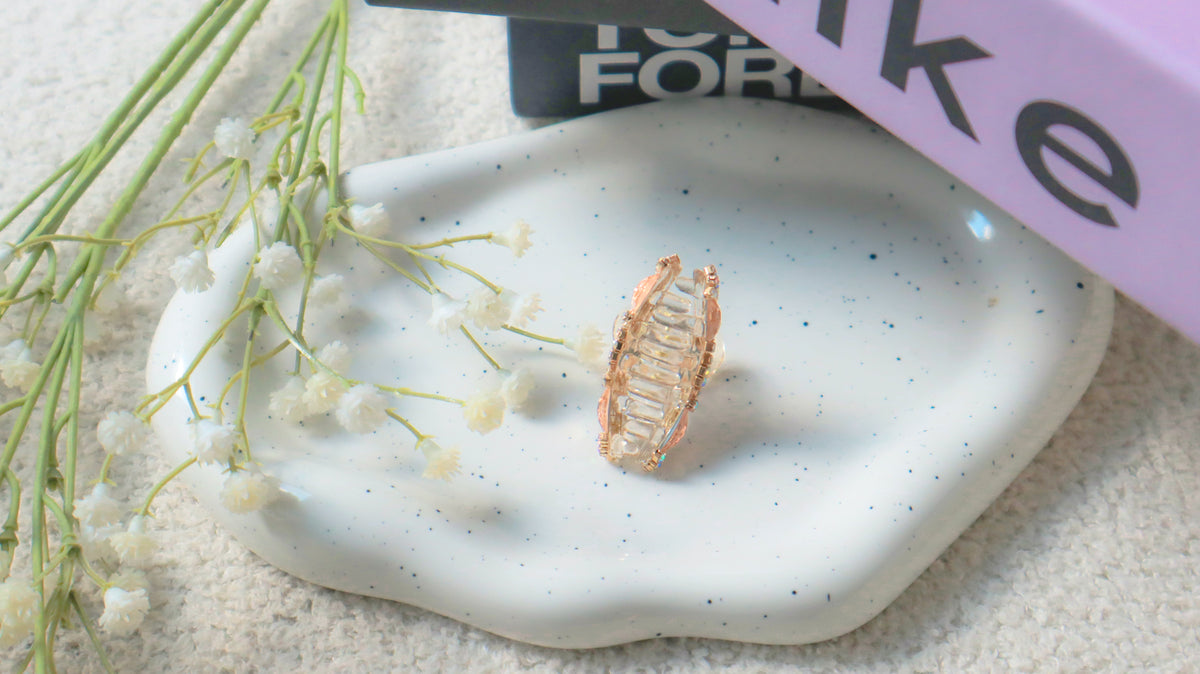Pink Salted Petite Hair Clip