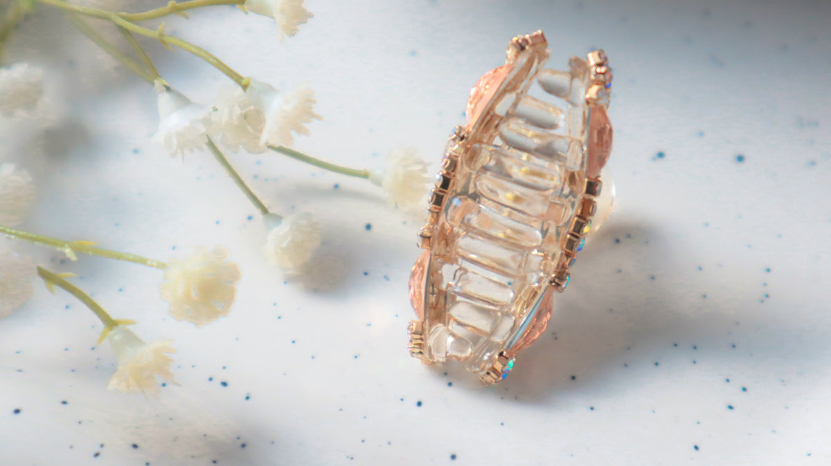 Pink Salted Petite Hair Clip