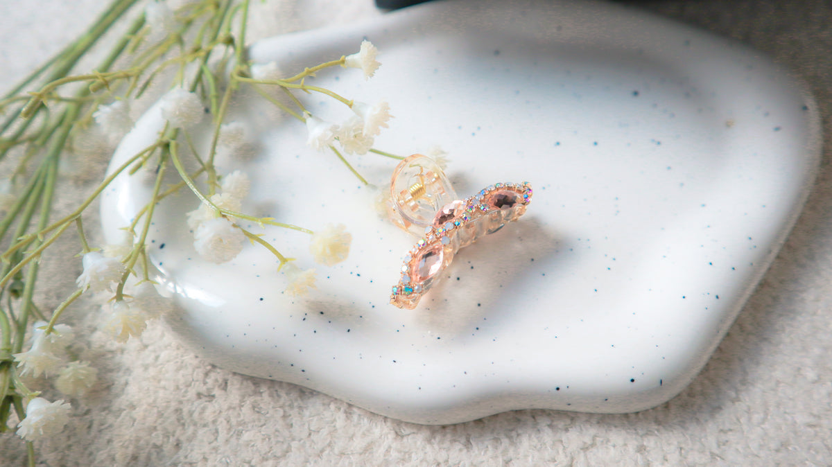 Pink Salted Petite Hair Clip