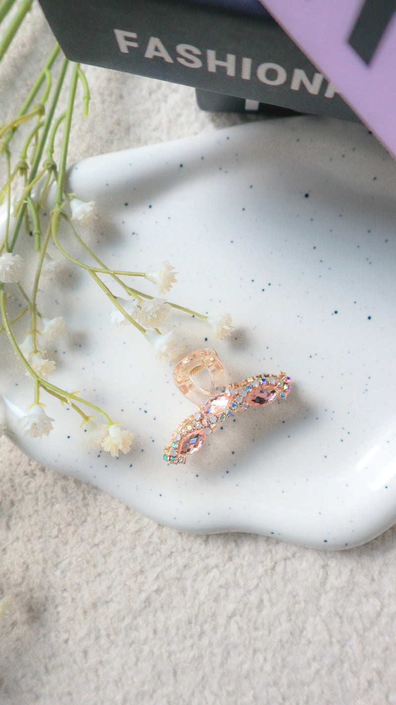 Pink Salted Petite Hair Clip