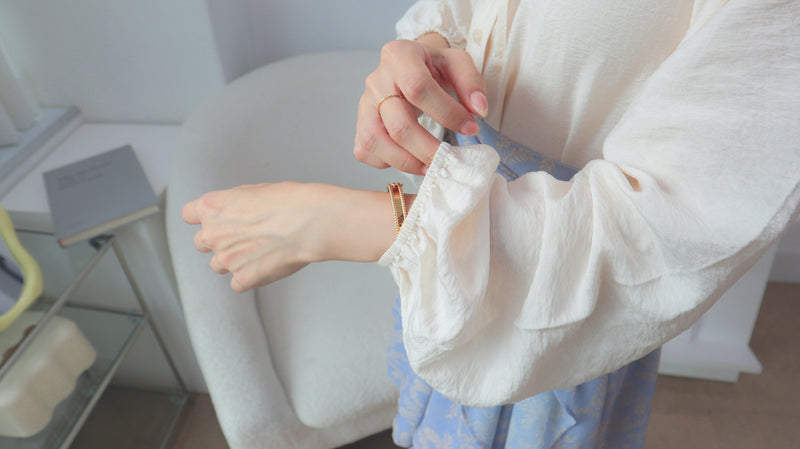 Creamy Choux Blouse