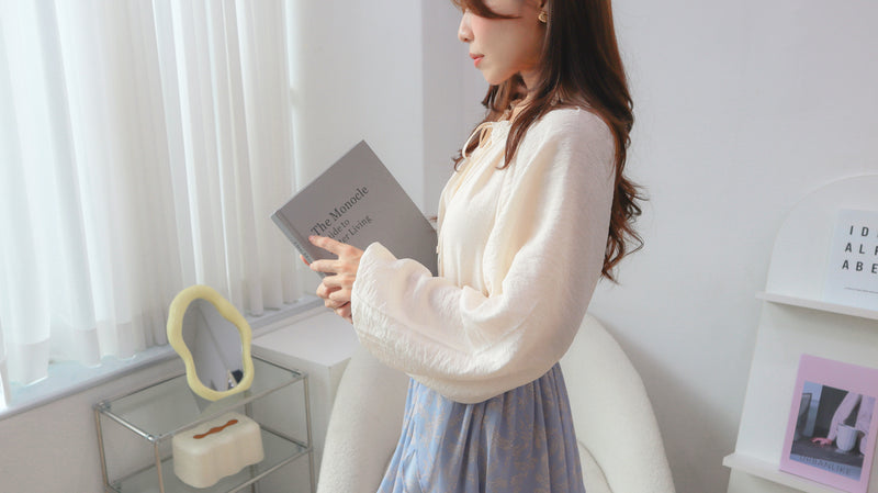 Creamy Choux Blouse