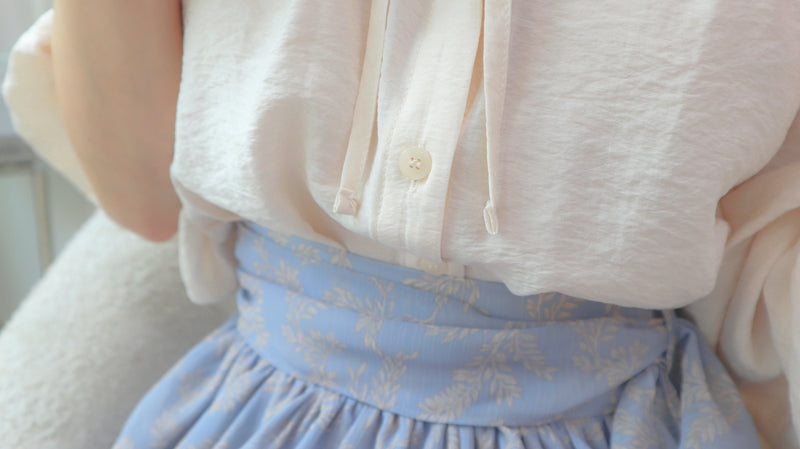 Creamy Choux Blouse