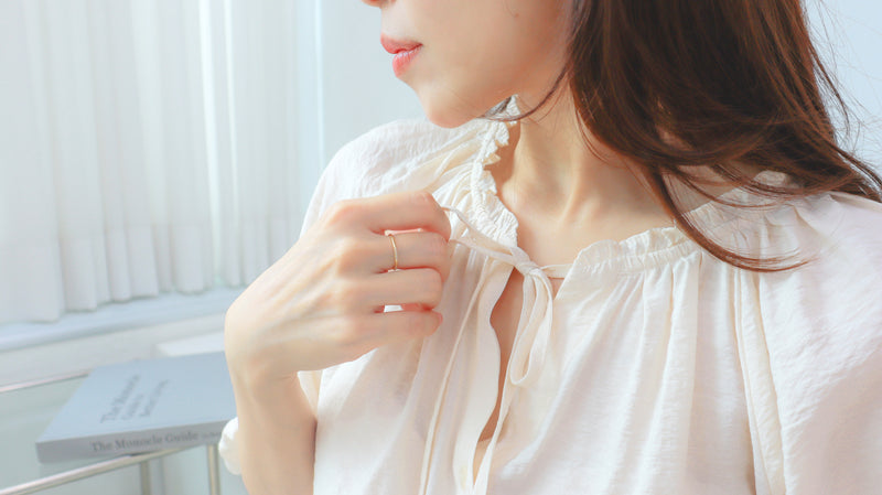 Creamy Choux Blouse