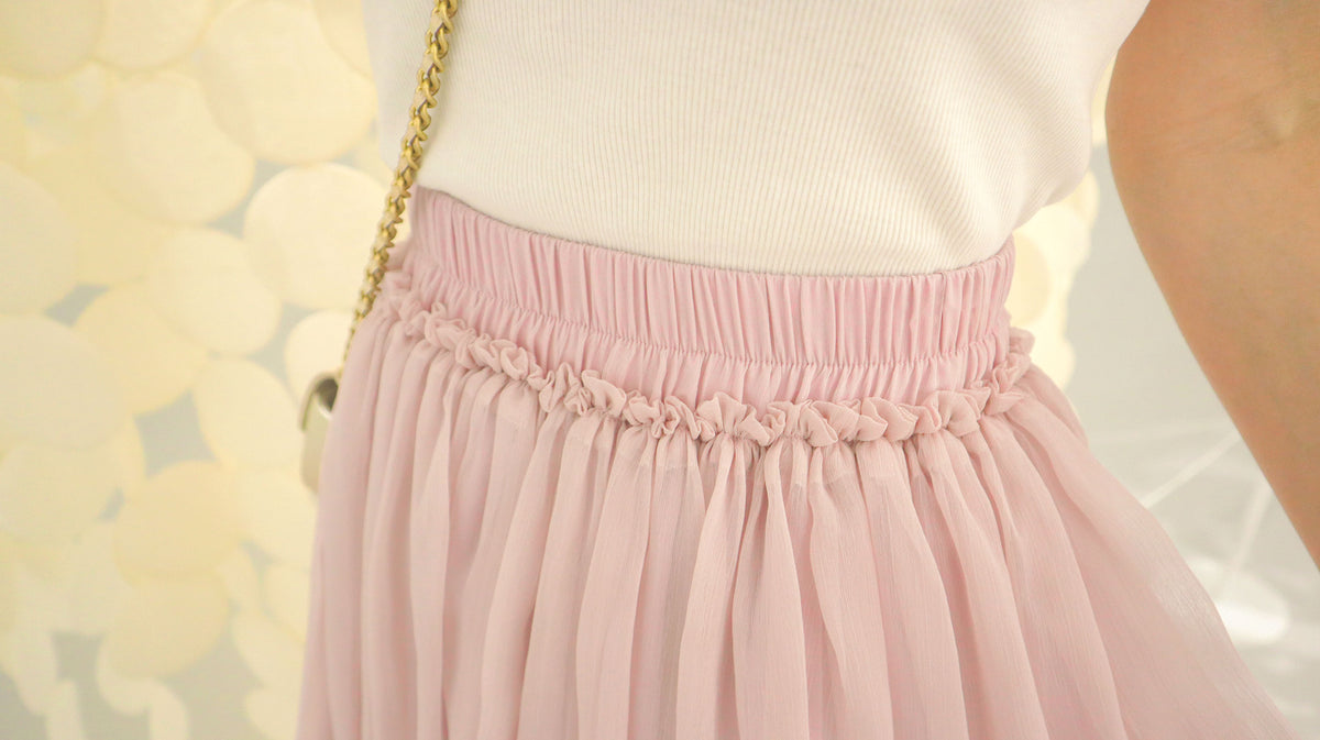 < M A D E > Airy Balloon Mini Skirt