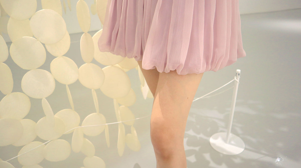 < M A D E > Airy Balloon Mini Skirt