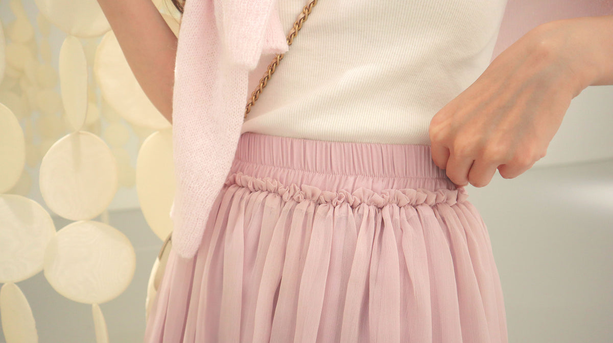 < M A D E > Airy Balloon Mini Skirt