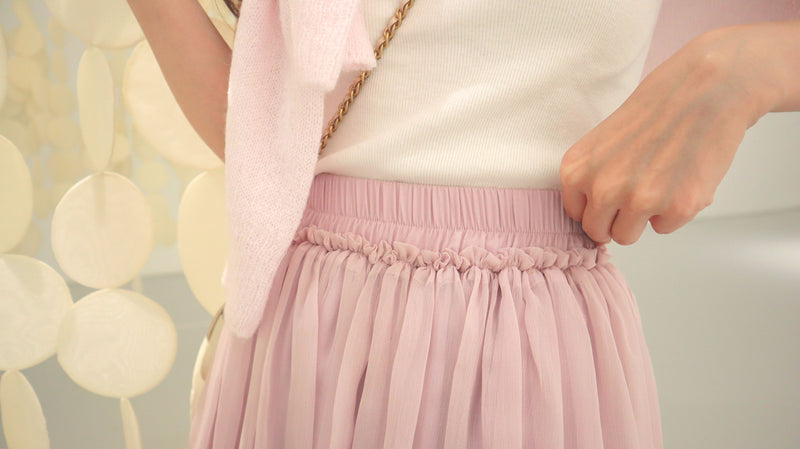 < M A D E > Airy Balloon Mini Skirt