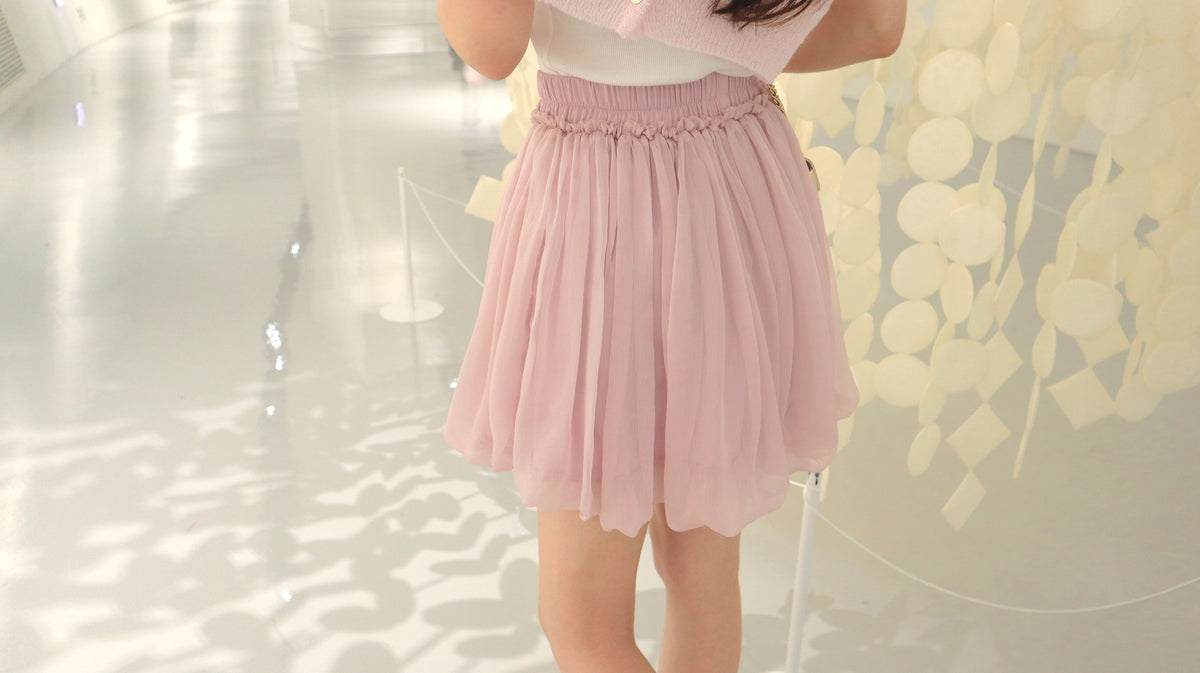 < M A D E > Airy Balloon Mini Skirt