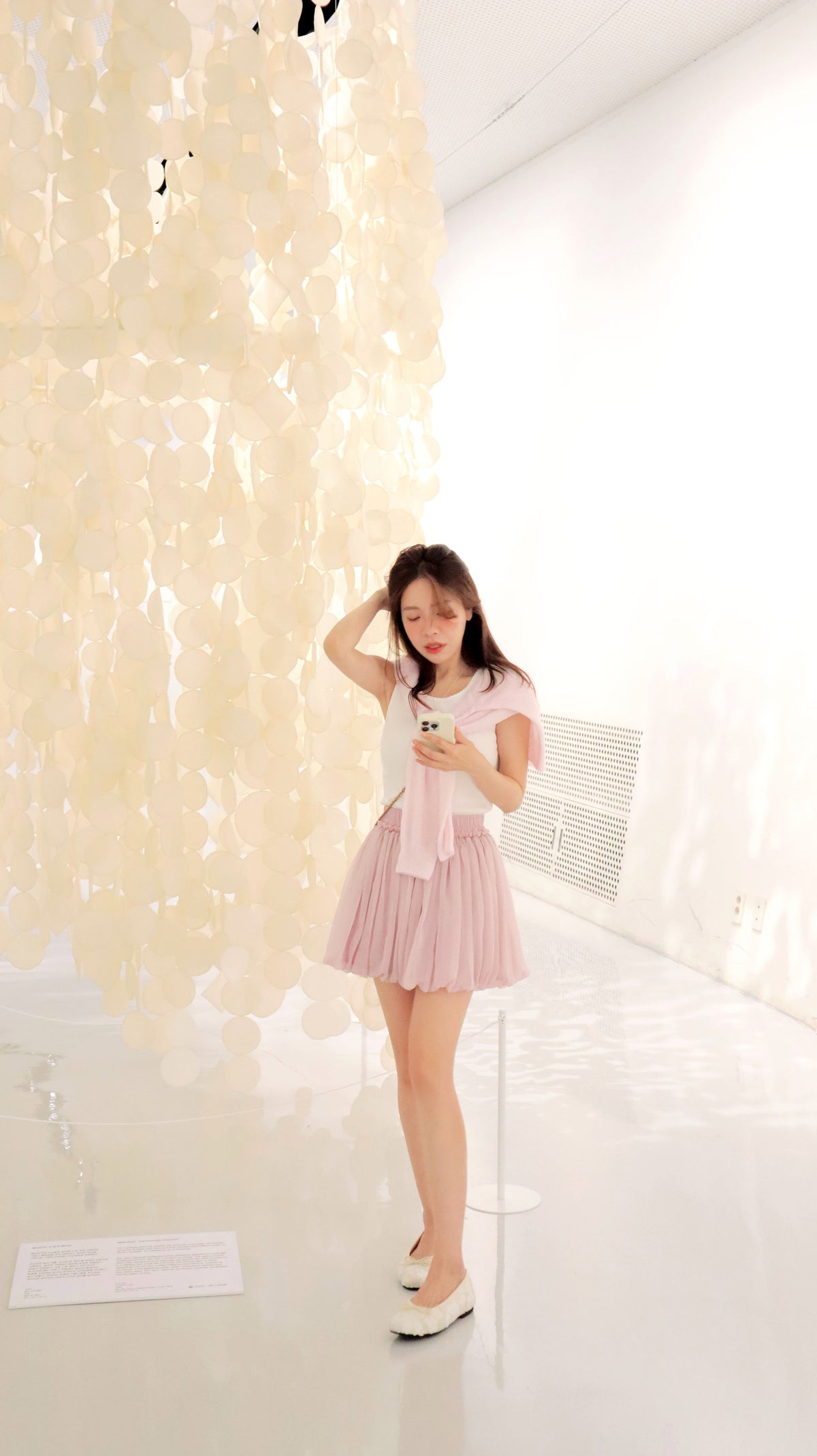 < M A D E > Airy Balloon Mini Skirt
