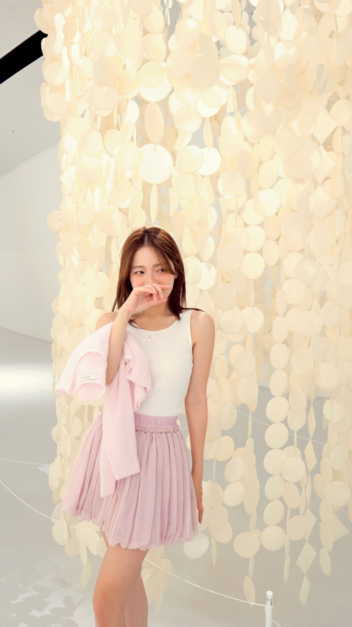 < M A D E > Airy Balloon Mini Skirt