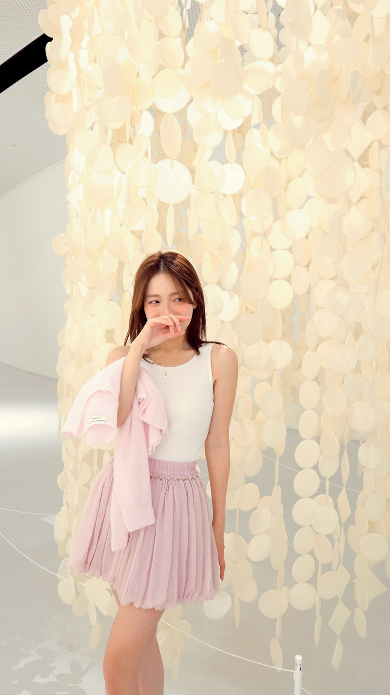 < M A D E > Airy Balloon Mini Skirt