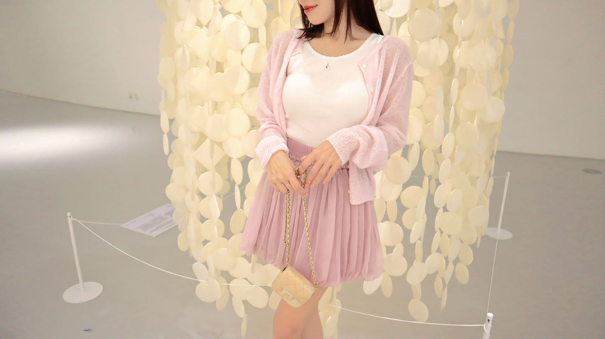 < M A D E > Airy Balloon Mini Skirt