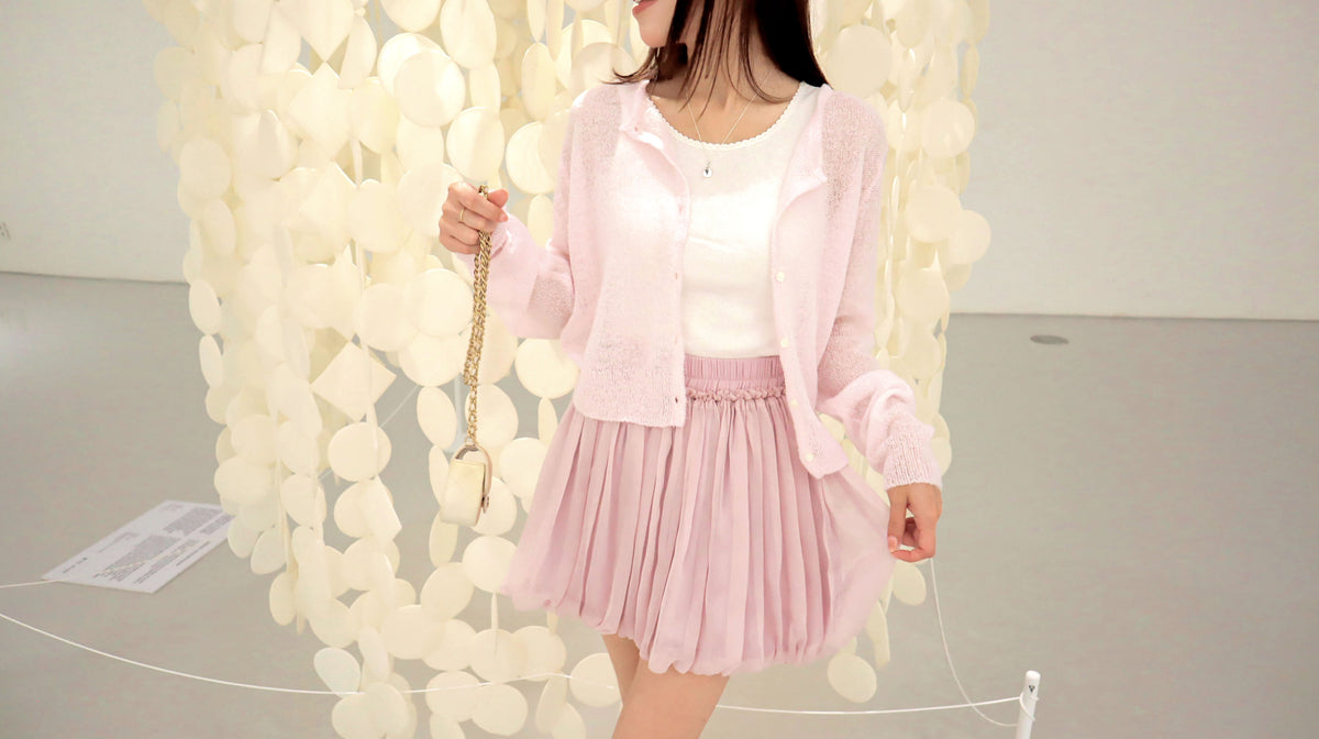 < M A D E > Airy Balloon Mini Skirt