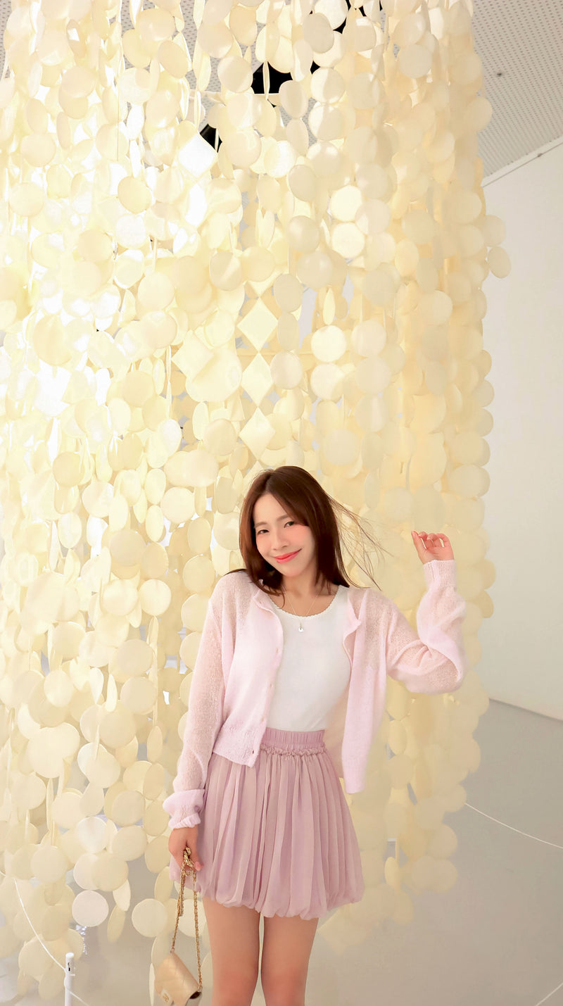 < M A D E > Airy Balloon Mini Skirt